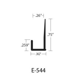 E-544 J-Cap Dimensions