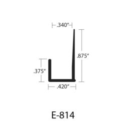 E-814 J-Cap Dimensions