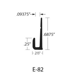 E-82 J-Cap Dimensions