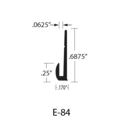 E-84 J-Cap Dimensions