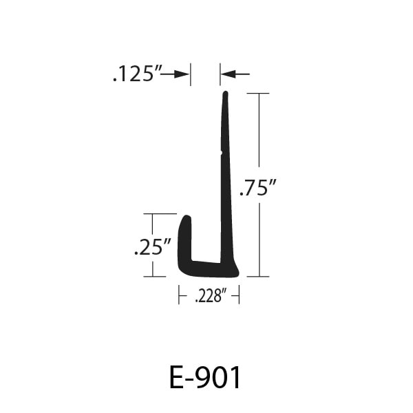 E-901 J-Cap Dimensions
