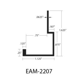 EAM-2207 J-Cap Dimensions