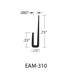 EAM-310 J-Cap Dimensions