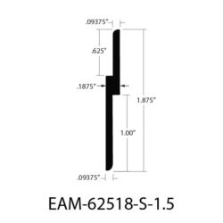 EAM-62518-S-1.5 Dimensions