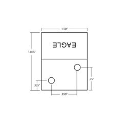 ZCP-62518-S-1.5 Z Clip hole locations