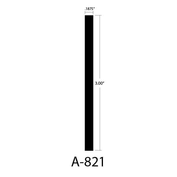 A-821 Dimensions