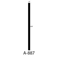 A-887 Dimensions