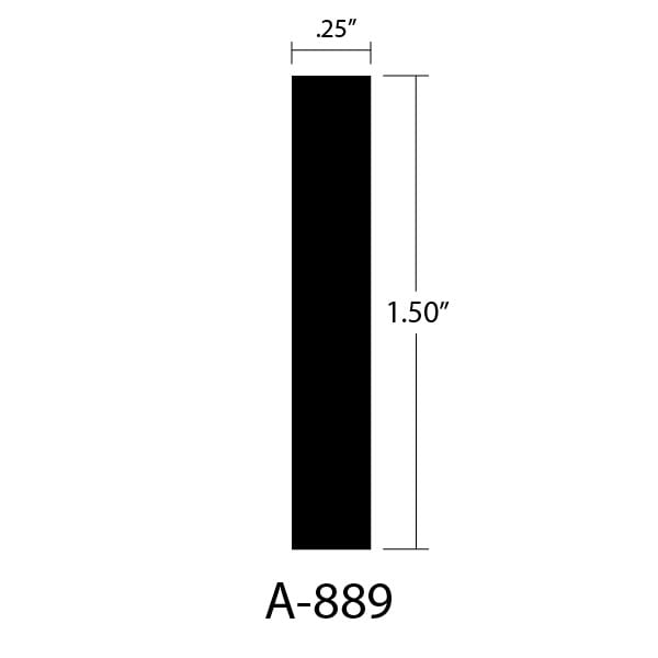 A-889 Dimensions