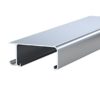 EAM-0268 - Aluminum Bleacher Planking - 3.995" Wide x 1.745" Tall Right End Bleacher Plank