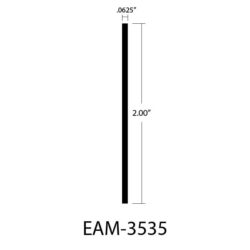 EAM-3535 Flat Bar Dimensions