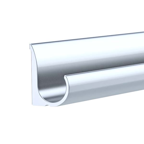 Aluminum J-Cap - Drip gutter - 3/4" drip Rail