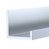 Aluminum J-Cap - 5/16" Face x 1" Leg x 1.055" OD x.09 Wall for 7/8" Material