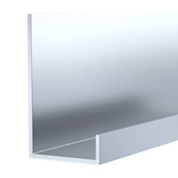Aluminum J-Cap – 2-1/2″ x 1.426″ x .080″ Wall for 1.265" Material