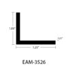 EAM-3526 - Aluminum Angle Unequal Legs