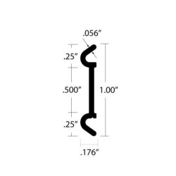 TRM-7997 Termination Bar Dimensions