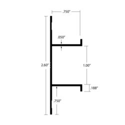 EMT-19 Architectural Trims Dimensions