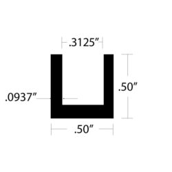 CHU-1038 Channel dimensions