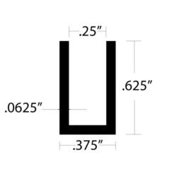 CHU-104 Channel dimensions