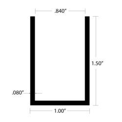 CHU-1112 Channel Dimensions