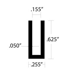 CHU-11602 Channel dimensions