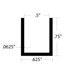 CHU-126 Channel dimensions