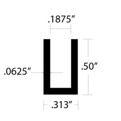 CHU-188 Channel dimensions