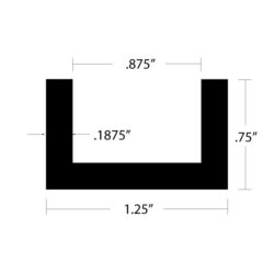 CHU-1914 Channel dimensions