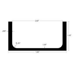 CHU-2051 Channel dimensions