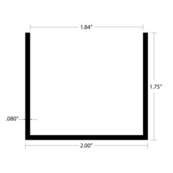 CHU-2134 Channel Dimensions