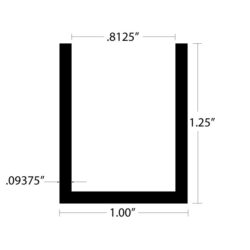 CHU-245 Channel dimensions