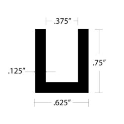 CHU-2665 Channel dimensions