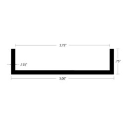 CHU-3147 Channel dimensions