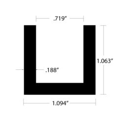 CHU-3194 Channel dimensions