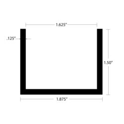 CHU-3311 Channel dimensions