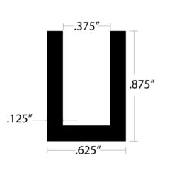 CHU-457 Channel dimensions