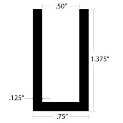 CHU-459 Channel dimensions