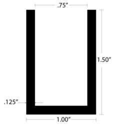 CHU-463 Channel dimensions