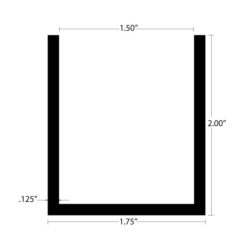 CHU-475 Channel dimensions