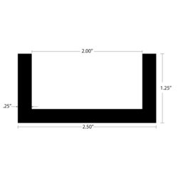 CHU-481 Channel dimensions