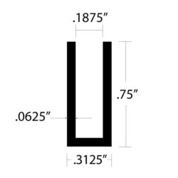 CHU-762 Channel dimensions