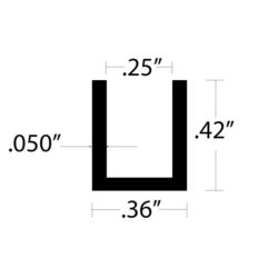 CHU-770 Channel dimensions