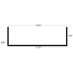 CHU-830 Channel dimensions