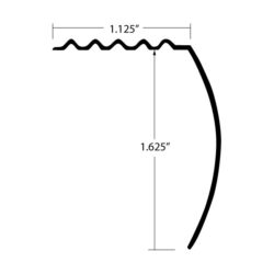 FLR-2932 stair nosing dimensions