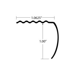 FLR-404 stair nosing dimensions