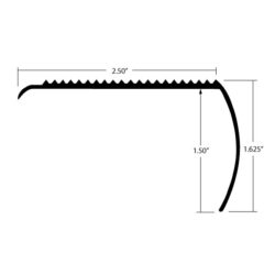 FLR-451 stair nosing dimensions