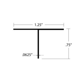 TEE-11177 tees dimensions