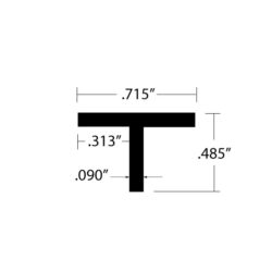 TEE-2229 tees dimensions