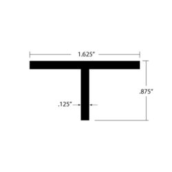 TEE-2495 tees dimensions