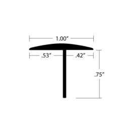 TEE-304 tees dimensions