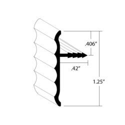 TEE-900 tees dimensions